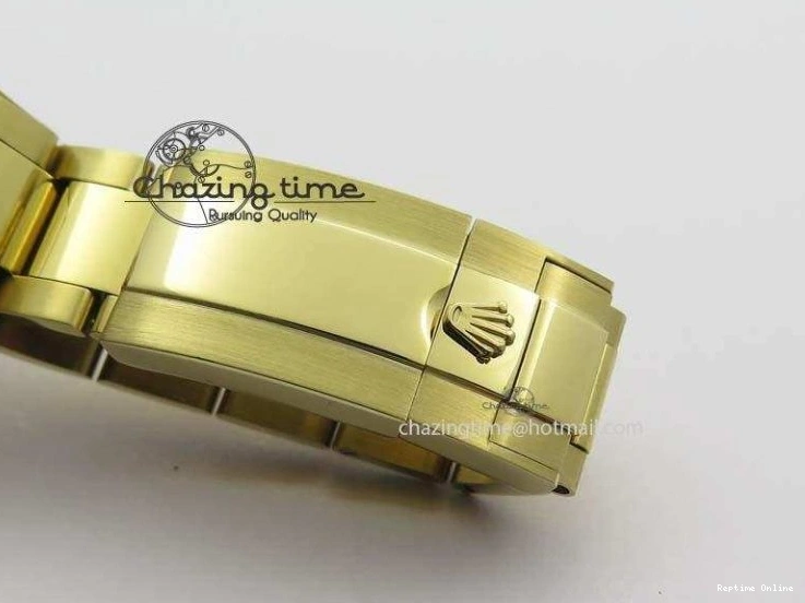 0414 GMT-Master II 116759 YG Bp-Maker Blue Ruby Crystal Bezel Black Dial On YG Bracelet A NewStyle 3775